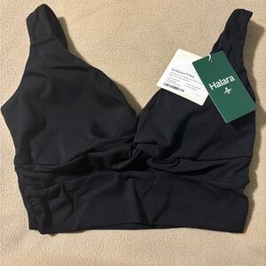 Halara SoftlyZero™ Airy Cut Out Cool Touch Low Support Yoga Sports Bra